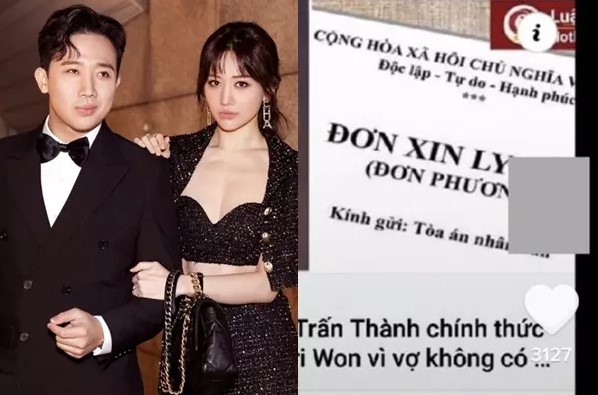 Đã tìm ra kẻ tung tin Trấn Thành và Hari Won ly hôn: Hóa ra là người quen trong showbiz