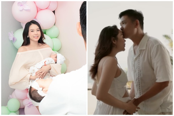 Cùng lấy chồng đại gia và sinh con: Minh Hằng được cưng chiều, khen ngợi và luôn có chồng bên cạnh. Ngược lại Sam luôn phải che giấu, không công khai, nghi vấn làm ‘bé ba cướp chồng người khác trắng trợn’