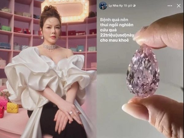 Lý Nhã Kỳ: “Mỗi lần tôi ốm, tôi lại mang viên kim cương hơn 500 tỷ đồng ra ngắm là khỏi b.ệnh liền”