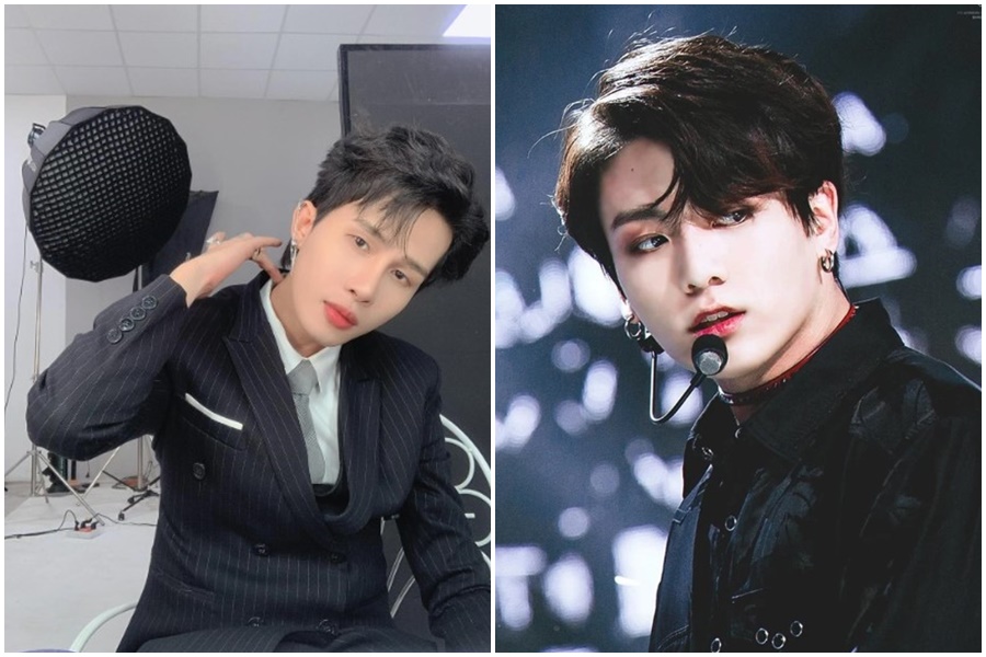 Bị nói là ‘bắt chước’ từ kiểu tóc đến phong  cách để được đẹp trai như Jungkook,  Jack đáp trả: “Tôi đẹp trai sẵn rồi  việc gì phải học ai”