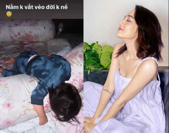 Khoe ảnh con gái cưng đi ngủ, Bảo Anh không quên “bóc phốt” tính cách công chúa nhỏ: Sao có thể giống y chang cái tính của người đàn ông t.ệ bạc đó được chứ?