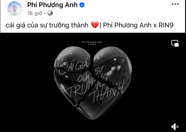 Vừa lộ chuyện hẹn hò đại gia hơn 22 tuổi Phí Phương Anh liền tung sản phẩm mới, netizen phán: “Có người yêu là có MV ngay, không mất vốn vẫn có lãi”