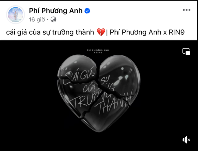 Vừa lộ chuyện hẹn hò đại gia hơn 22 tuổi Phí Phương Anh liền tung sản phẩm mới, netizen phán: “Có người yêu là có MV ngay, không mất vốn vẫn có lãi”