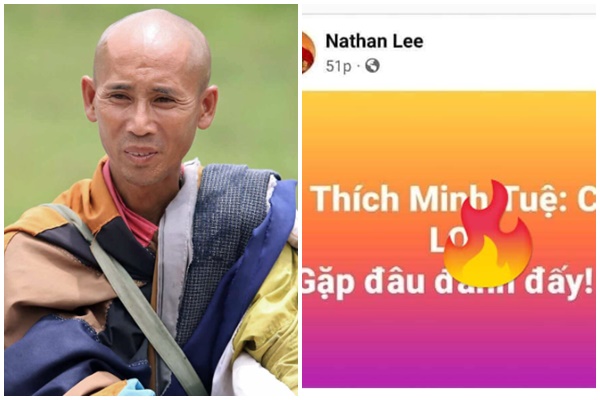 Sau Angela Phương Trinh, Nathan Lee có phát ngôn ngông cuồng, tụ.c tĩ.u về ông Thích Minh Tuệ, khiến CĐM  dậy sóng